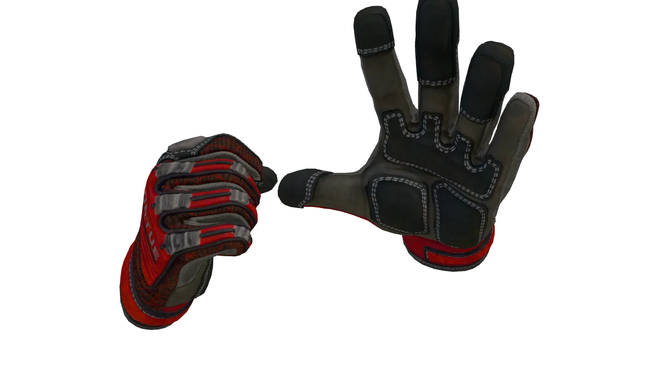 Specialist Gloves | Crimson Web seed #311, back