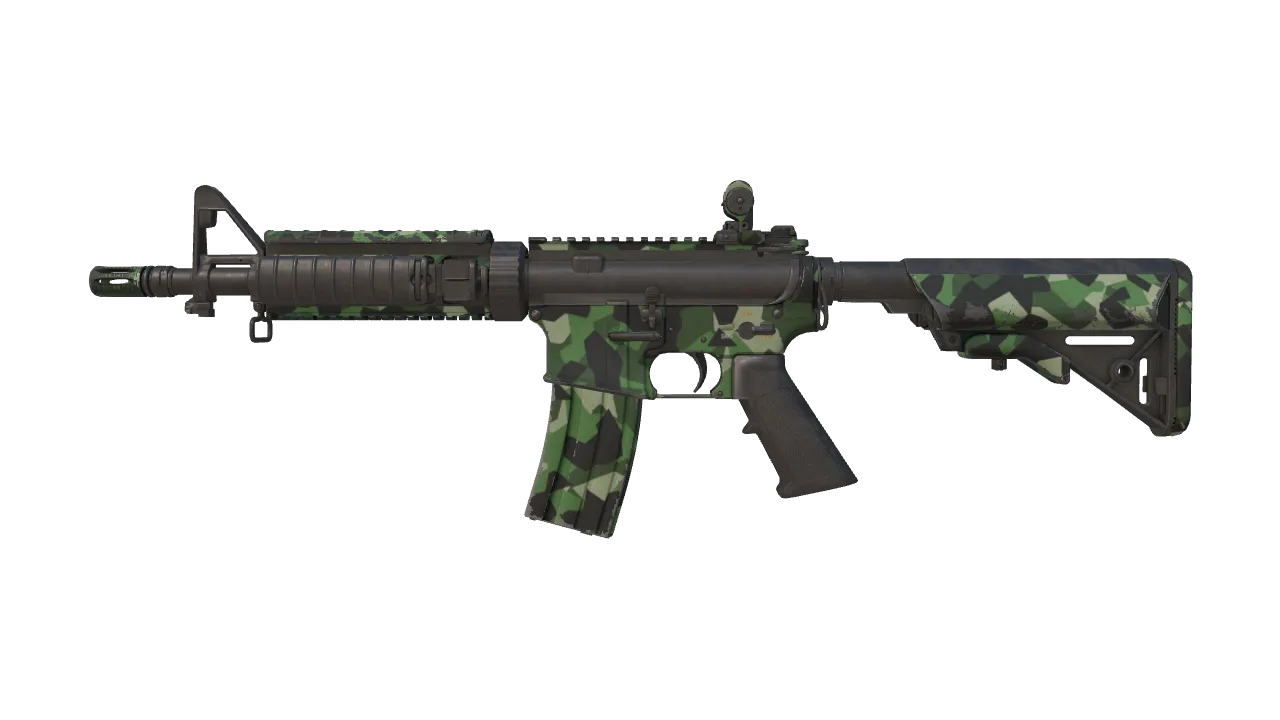M4A4 | Choppa (Field-Tested) — Dust II light, front