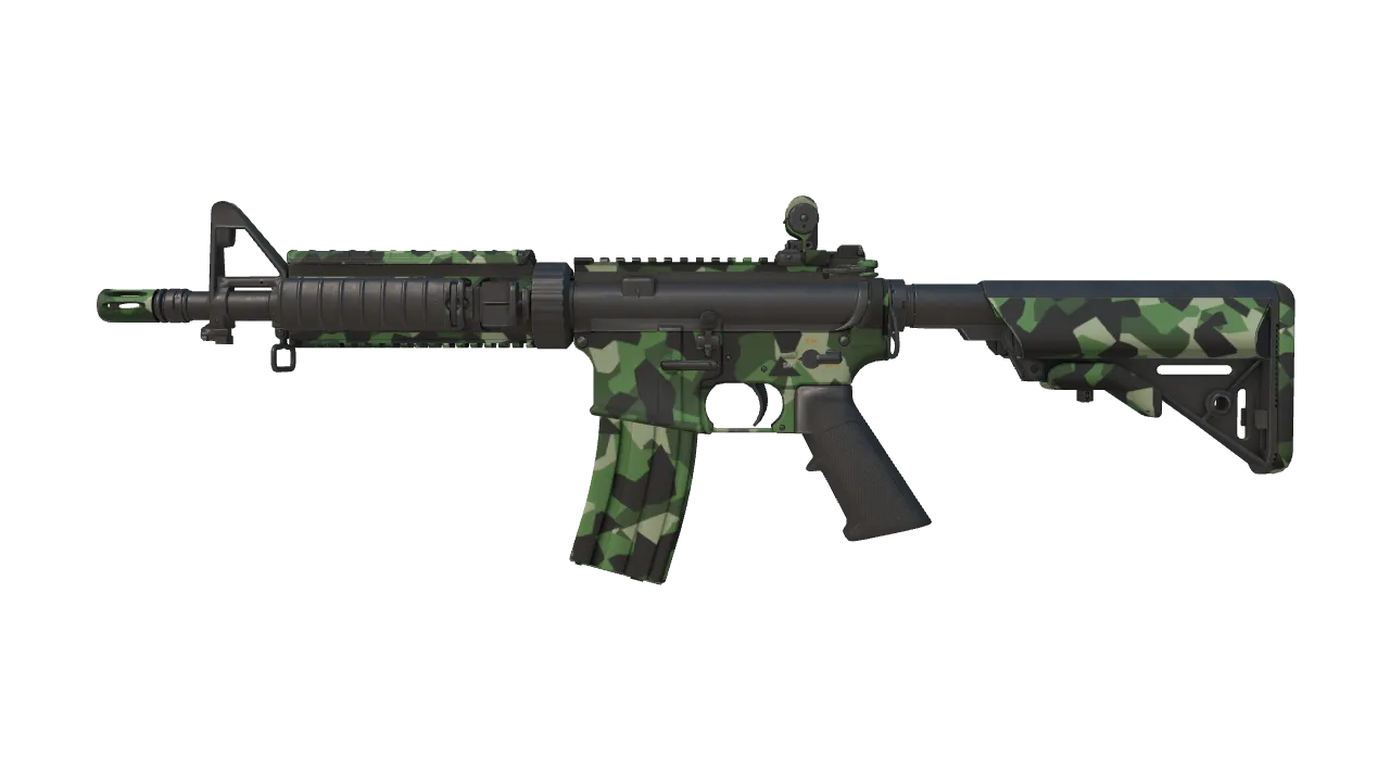 M4A4 | Choppa (Minimal Wear) — Dust II light, front