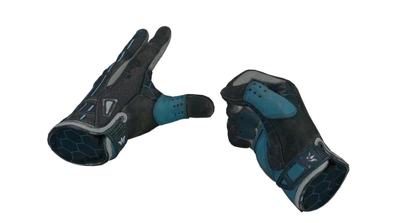★ Sport Gloves | Superconductor (Battle-Scarred) — Dust II light, front