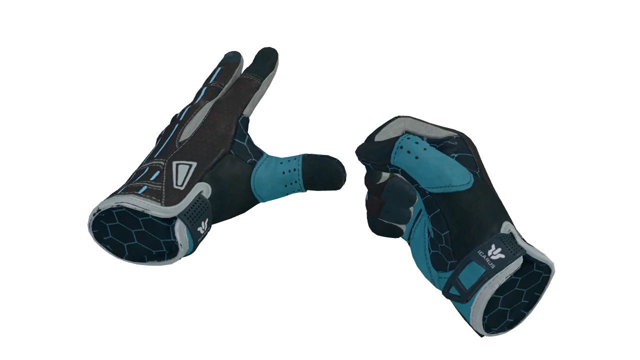 ★ Sport Gloves | Superconductor (Minimal Wear) — Dust II light, front