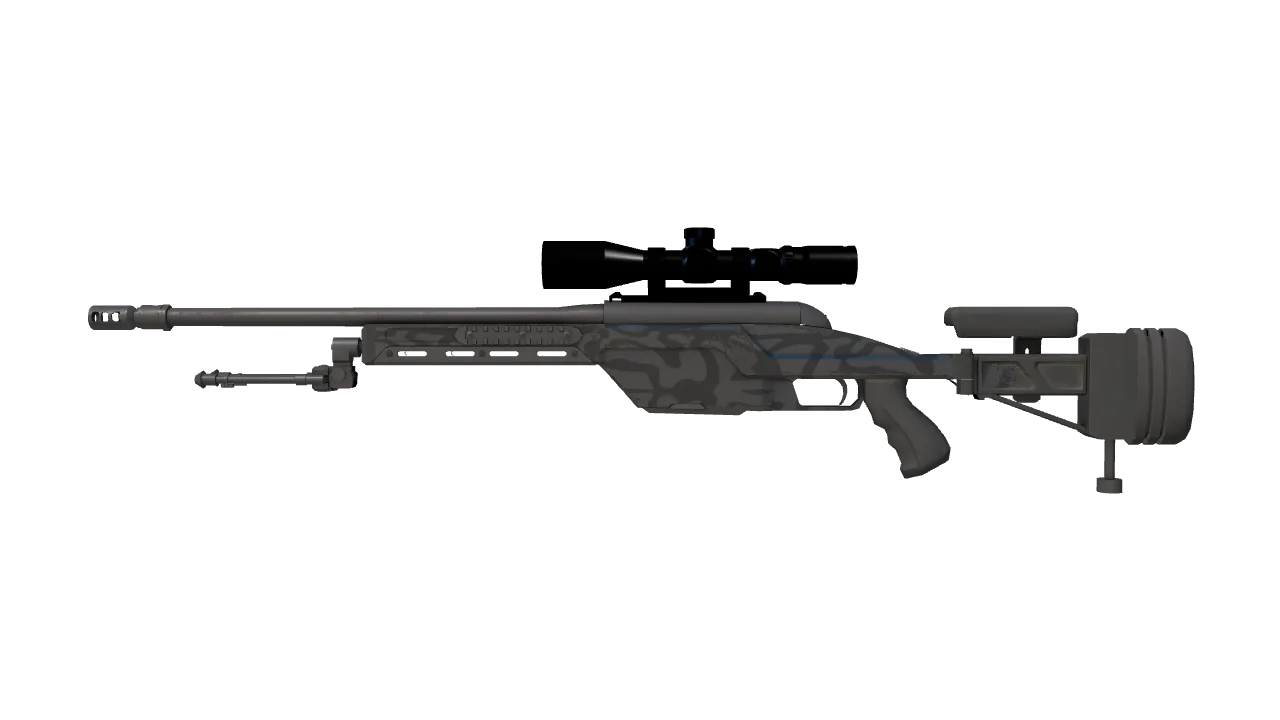 Souvenir SSG 08 | Dark Water (Field-Tested) — Dust II light, front