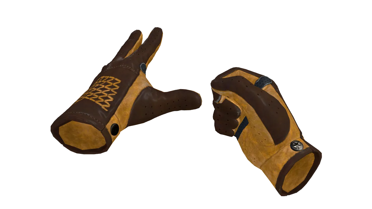 ★ Driver Gloves | Overtake (Minimal Wear) — Dust II light, front