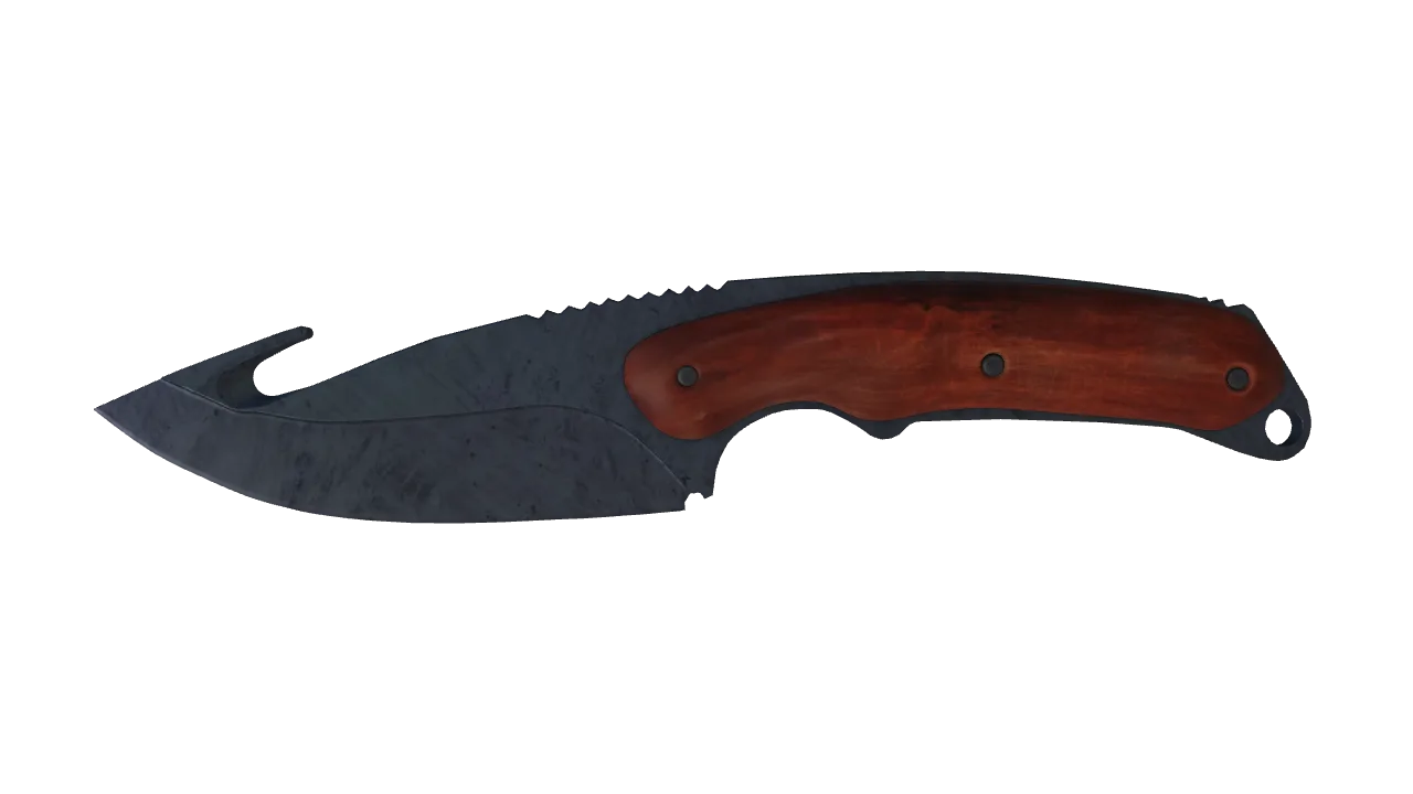 ★ Gut Knife | Blue Steel (Factory New) — Dust II light, front