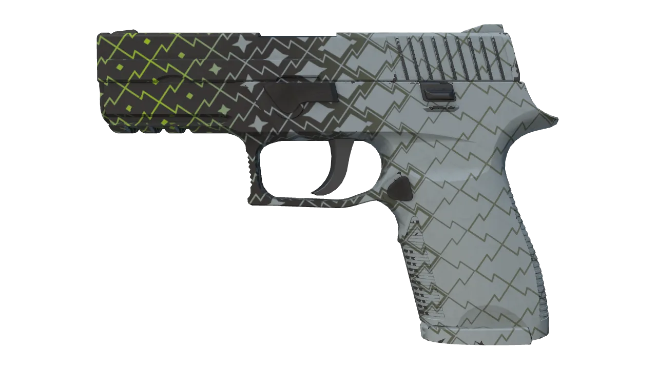 P250 | Mint Kimono seed #100, front