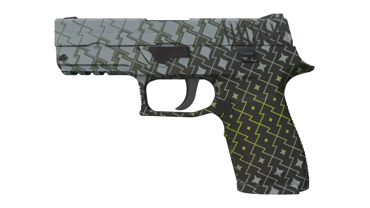 P250 | Mint Kimono seed #66, front