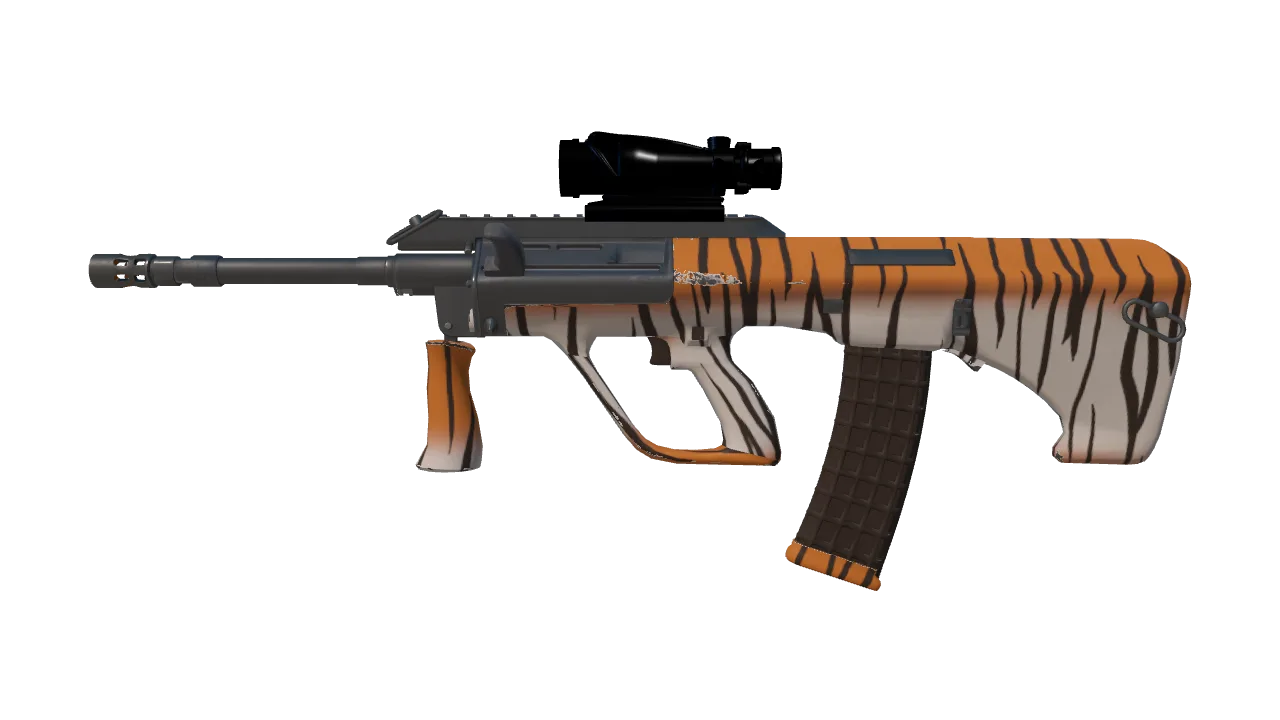 AUG | Bengal Tiger (Factory New) — Dust II light, front