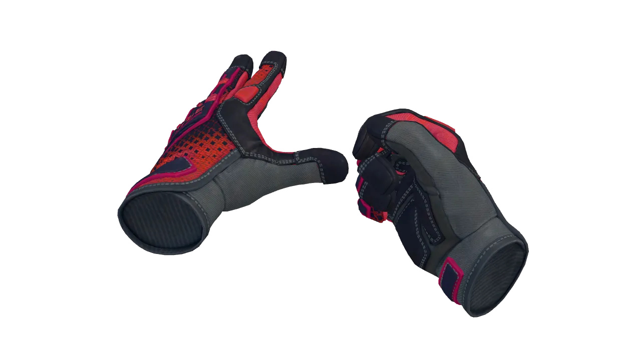 ★ Specialist Gloves | Crimson Kimono (Factory New) — Dust II light, front