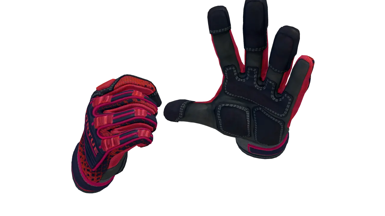 Specialist Gloves | Crimson Kimono seed #1, back