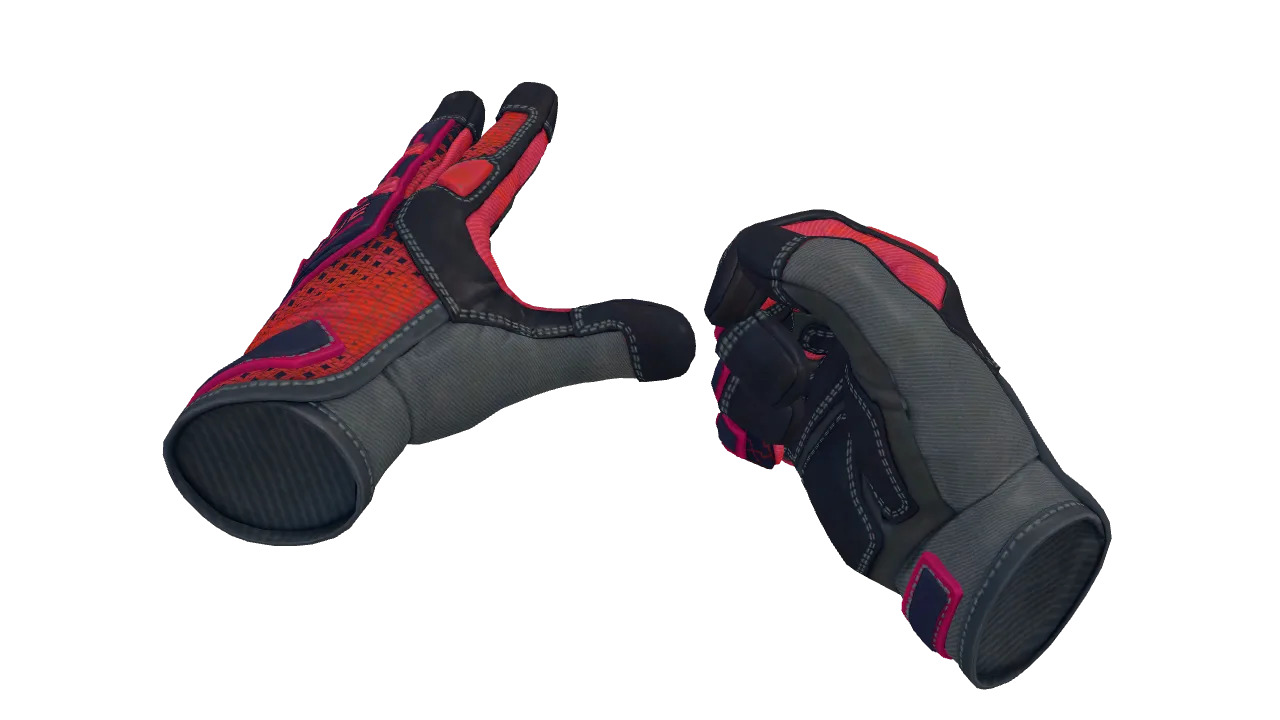 Specialist Gloves | Crimson Kimono seed #147, front