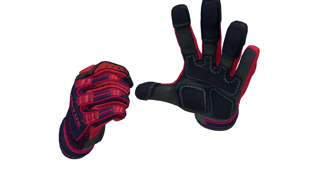 Specialist Gloves | Crimson Kimono seed #221, back