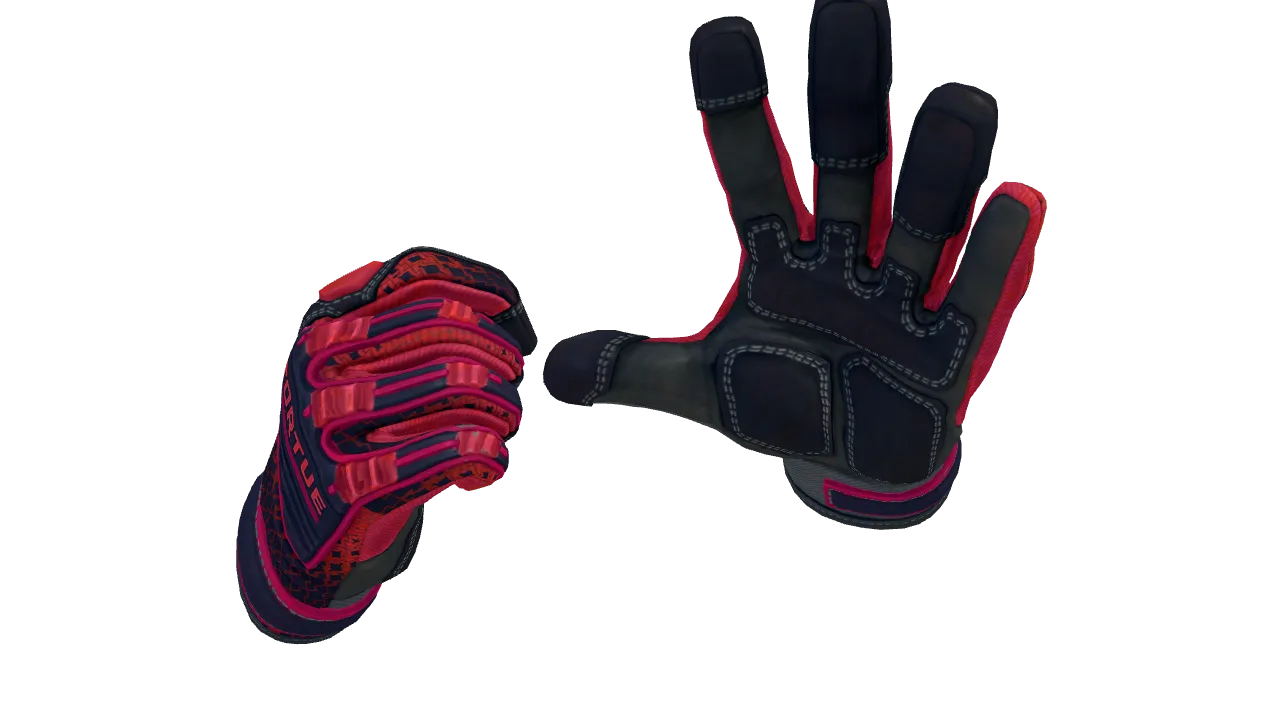 Specialist Gloves | Crimson Kimono seed #230, back