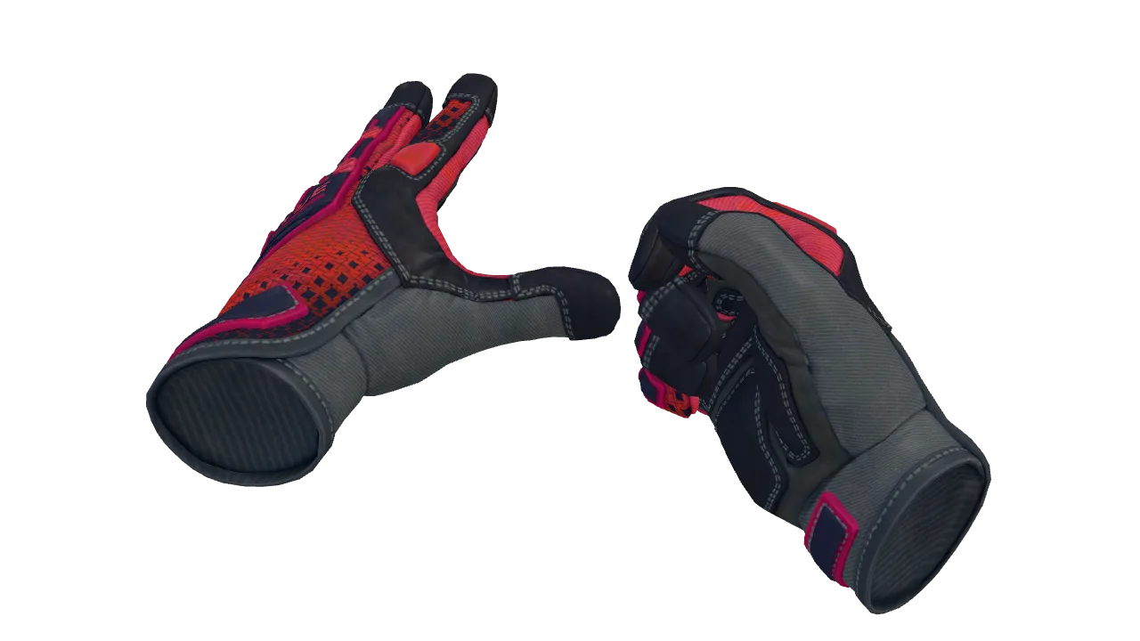 Specialist Gloves | Crimson Kimono seed #334, front