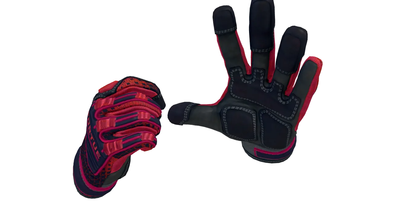 Specialist Gloves | Crimson Kimono seed #361, back