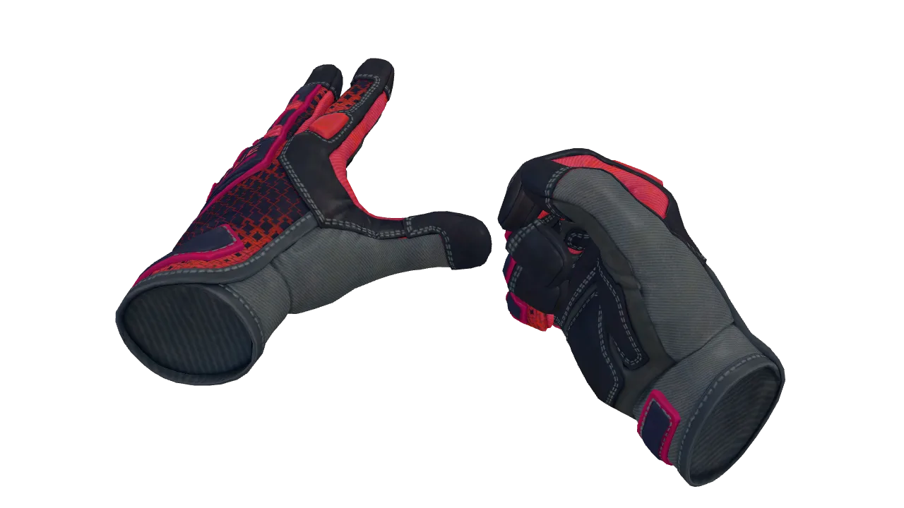 Specialist Gloves | Crimson Kimono seed #361, front