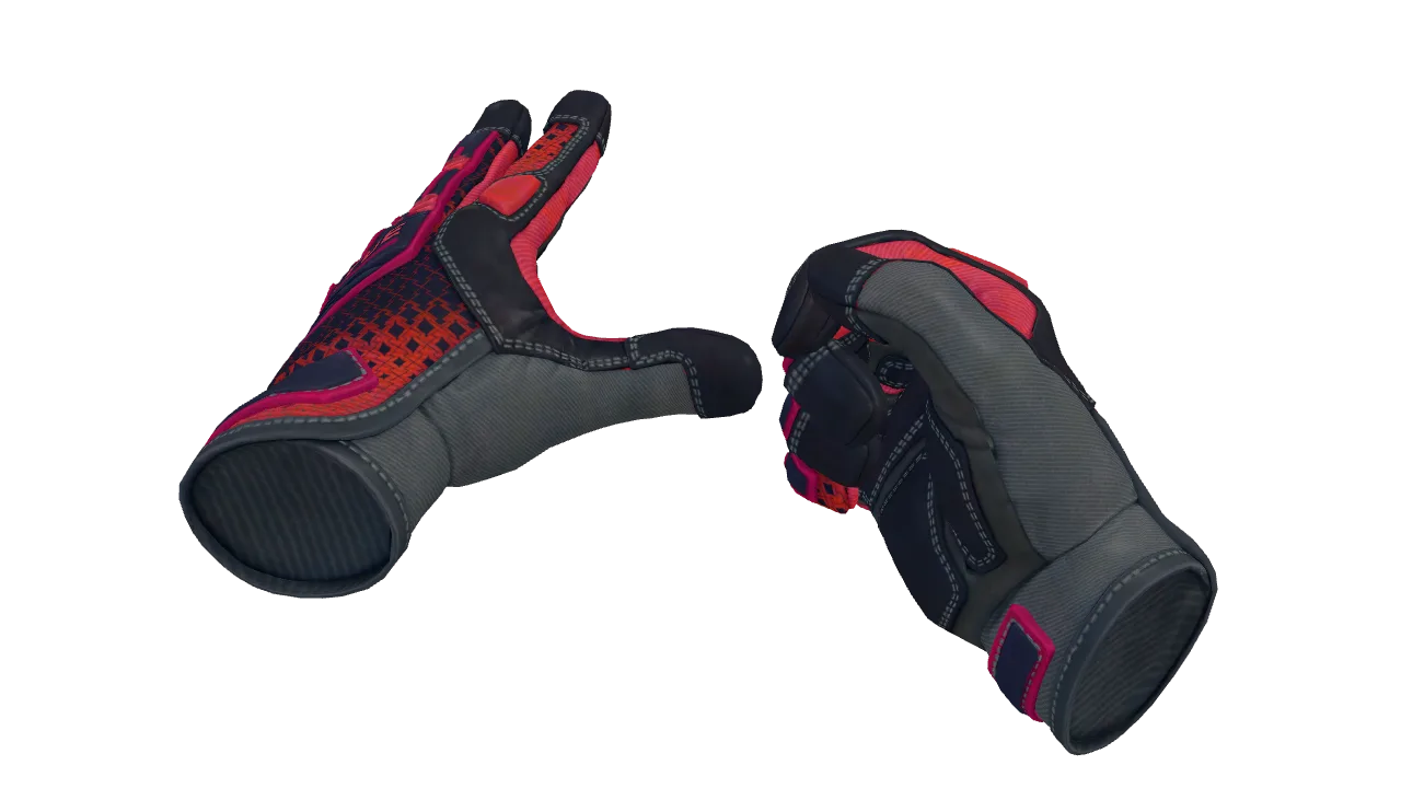 Specialist Gloves | Crimson Kimono seed #449, front