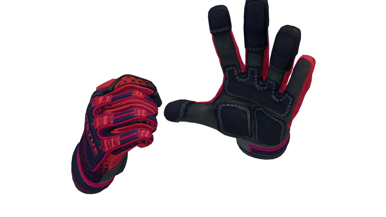 Specialist Gloves | Crimson Kimono seed #795, back