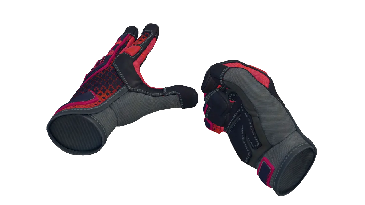 Specialist Gloves | Crimson Kimono seed #812, front