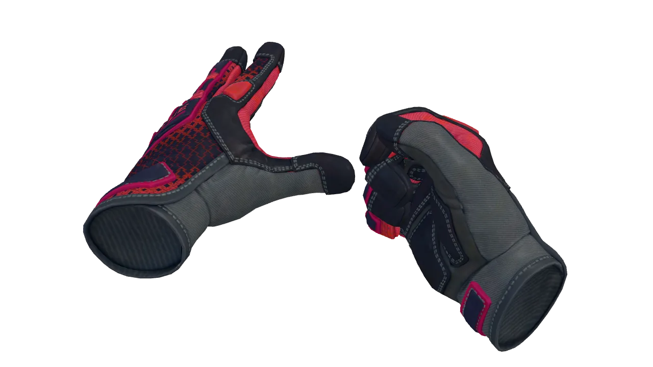 Specialist Gloves | Crimson Kimono seed #850, front