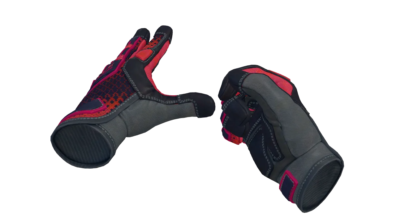 Specialist Gloves | Crimson Kimono seed #990, front