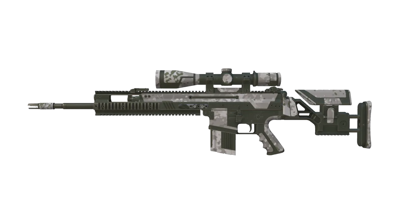 SCAR-20 | Arctic Camo Panels (Factory New) — Dust II light, front