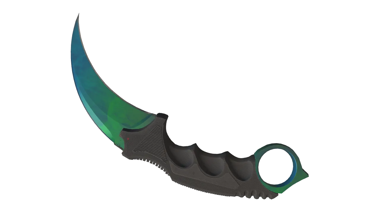 Karambit | Gamma Doppler (Phase 3) seed #601, back