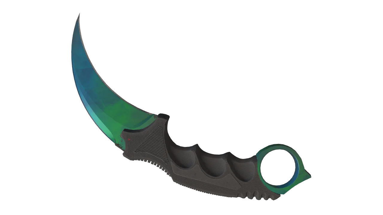 Karambit | Gamma Doppler (Phase 3) seed #73, back