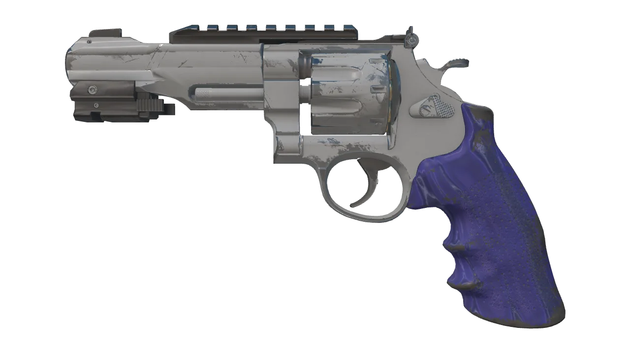 R8 Revolver | Cobalt Grip (Field-Tested) — Dust II light, front