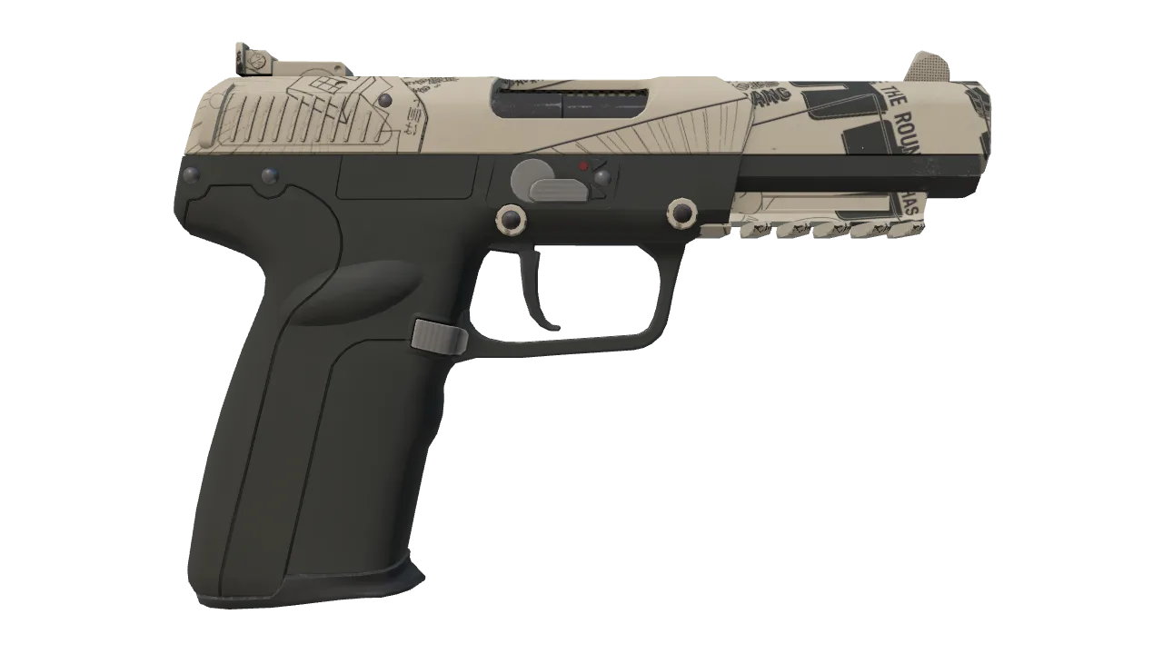 Five-SeveN | Kami seed #348, back