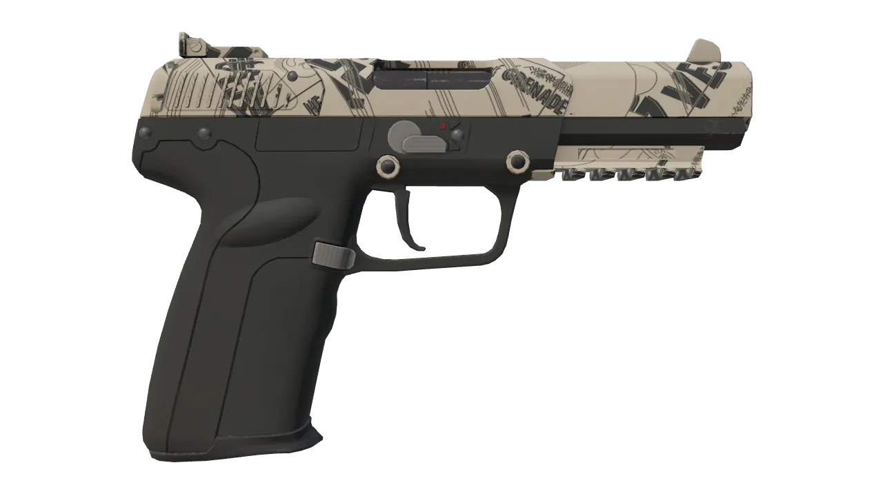 Five-SeveN | Kami seed #662, back
