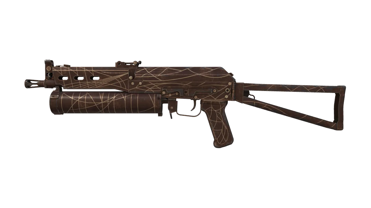 PP-Bizon | Traitor (Field-Tested) — Dust II light, front