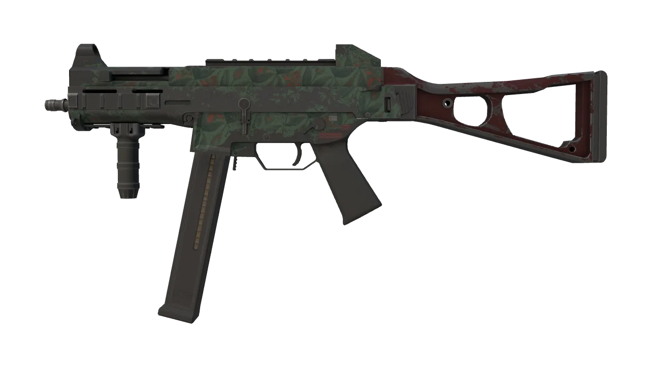UMP-45 | Day Lily (Battle-Scarred) — Dust II light, front