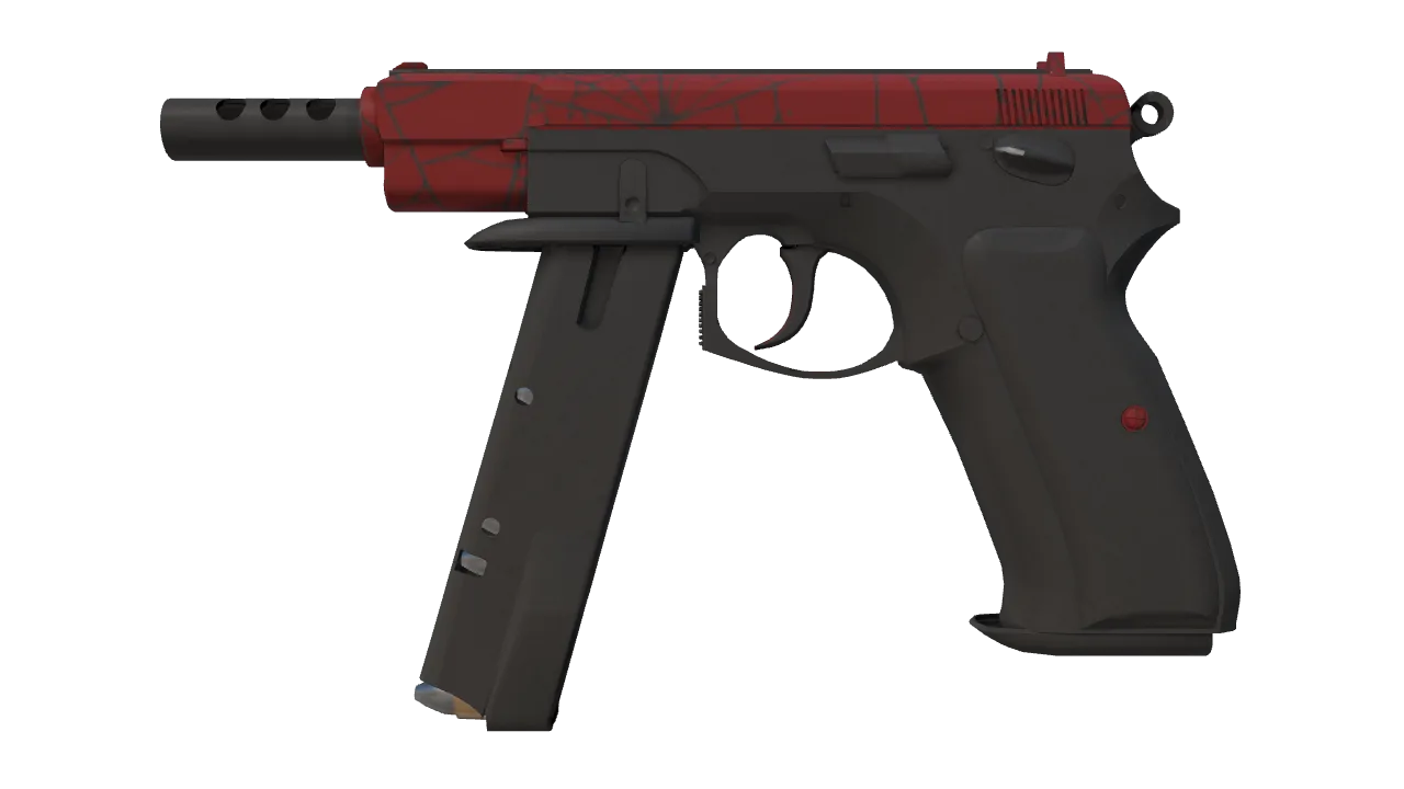 CZ75-Auto | Crimson Web (Factory New) — Dust II light, front