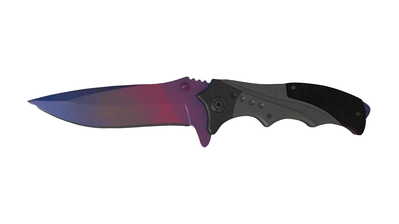 ★ Nomad Knife | Doppler (Phase 1) (Factory New) — Dust II light, front