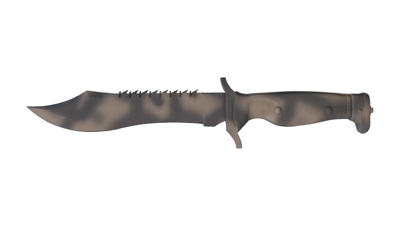 ★ Bowie Knife | Scorched (Factory New) — Dust II light, front