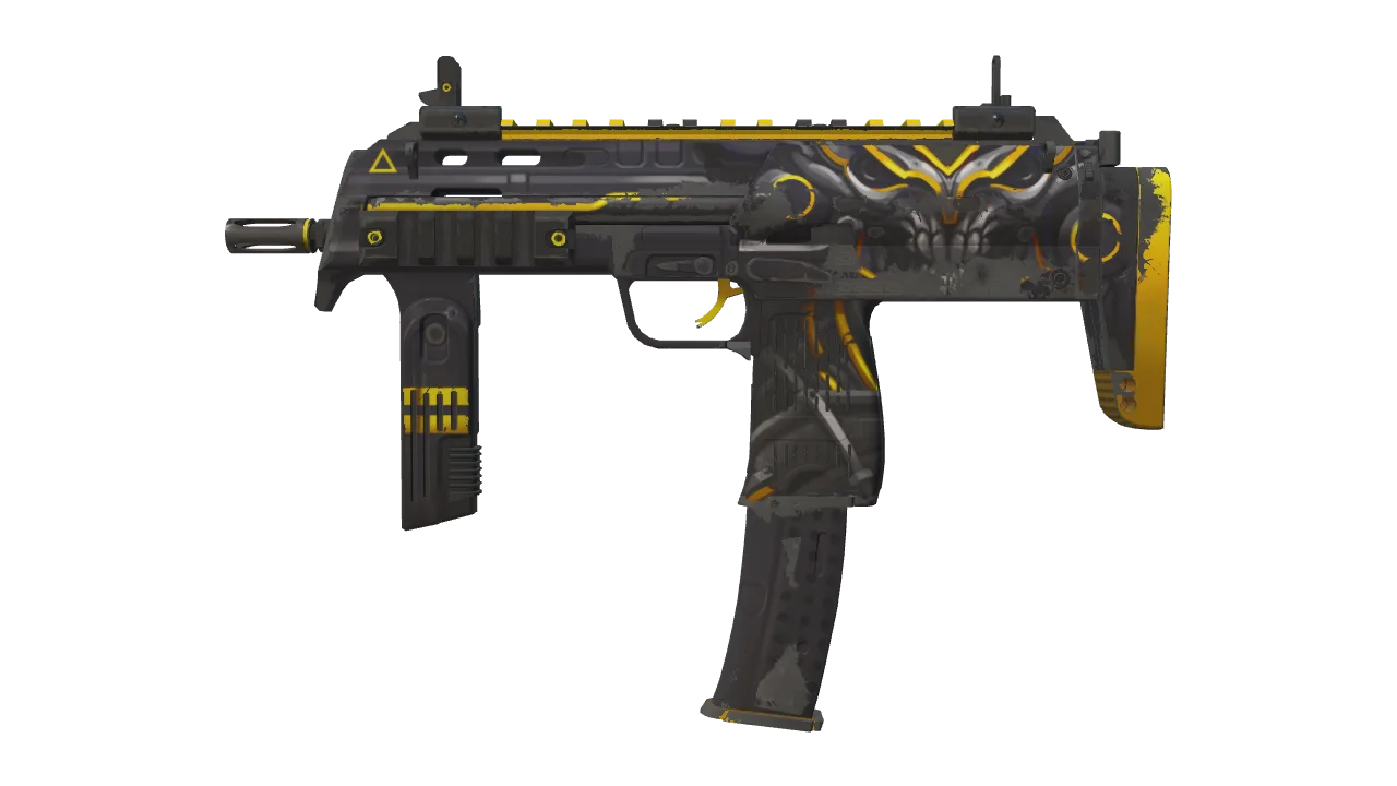 Souvenir MP7 | Nemesis (Field-Tested) — Dust II light, front