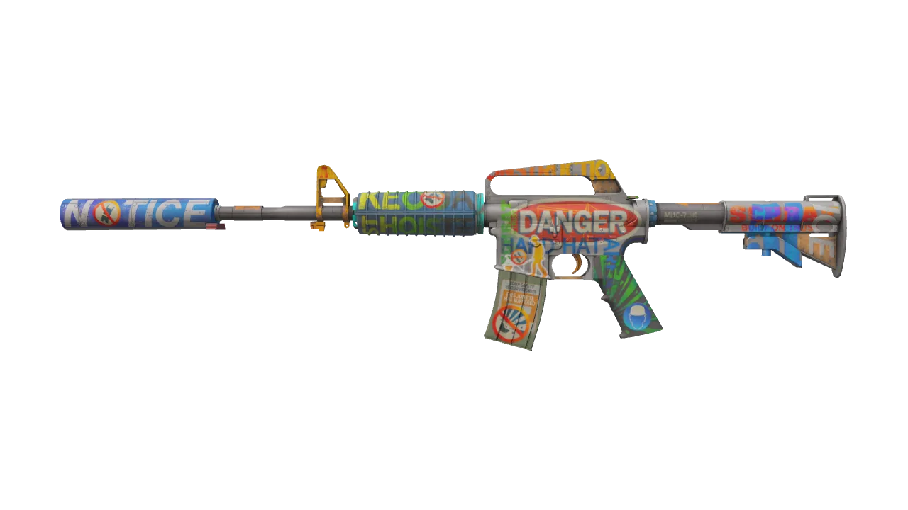 M4A1-S | Imminent Danger (Factory New) — Dust II light, front