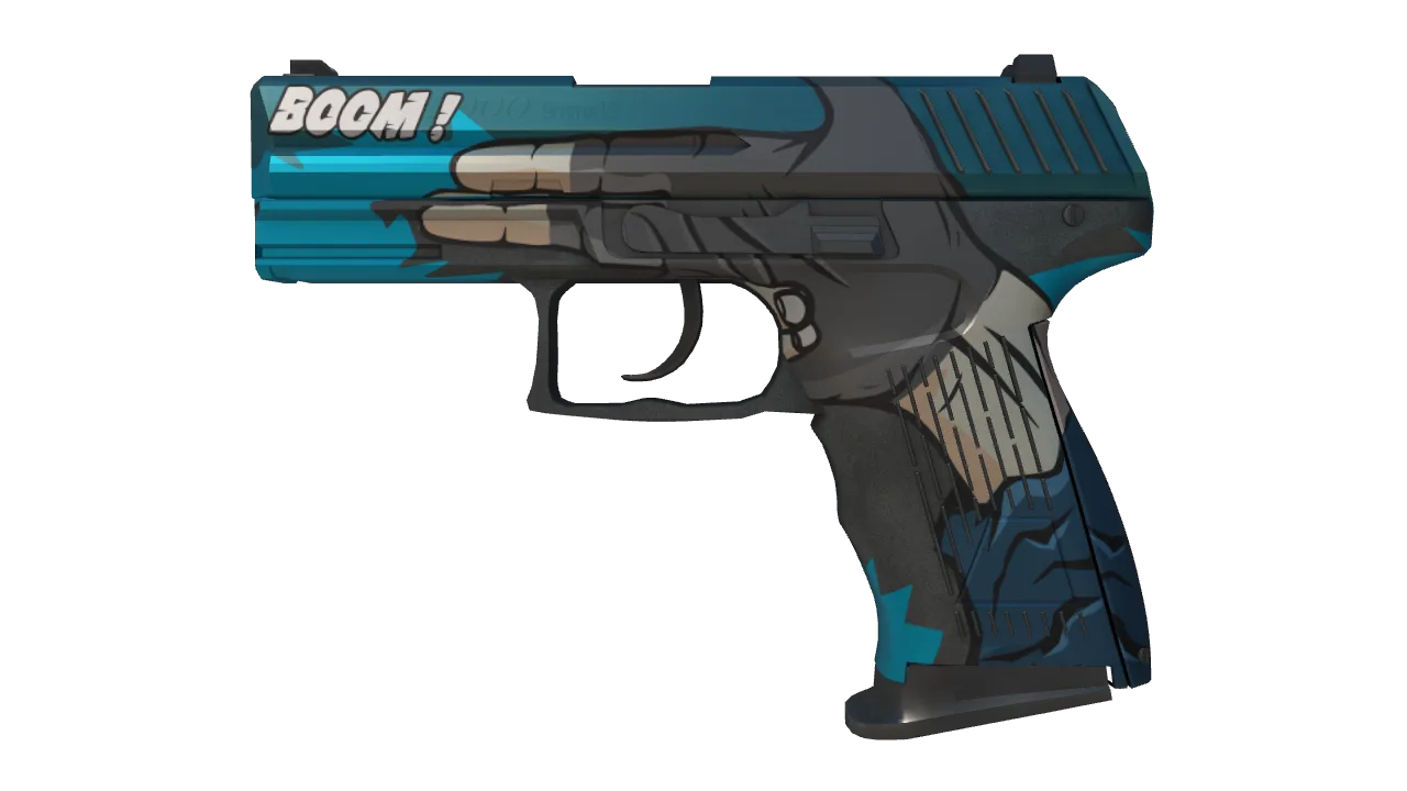 P2000 | Handgun (Factory New) — Dust II light, front