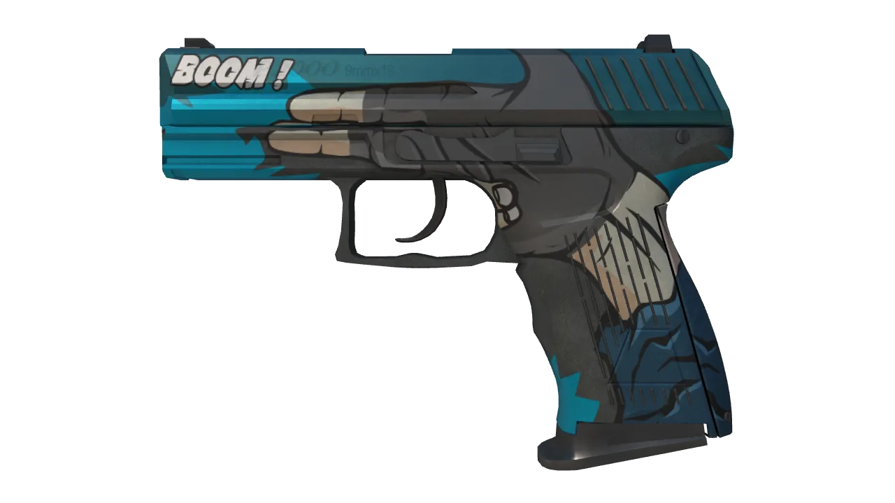 P2000 | Handgun (Field-Tested) — Dust II light, front