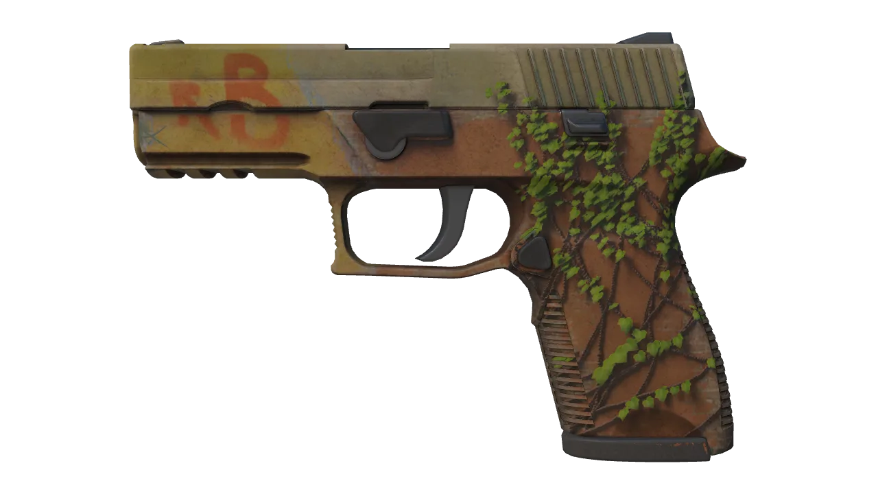 P250 | Inferno (Battle-Scarred) — Dust II light, front