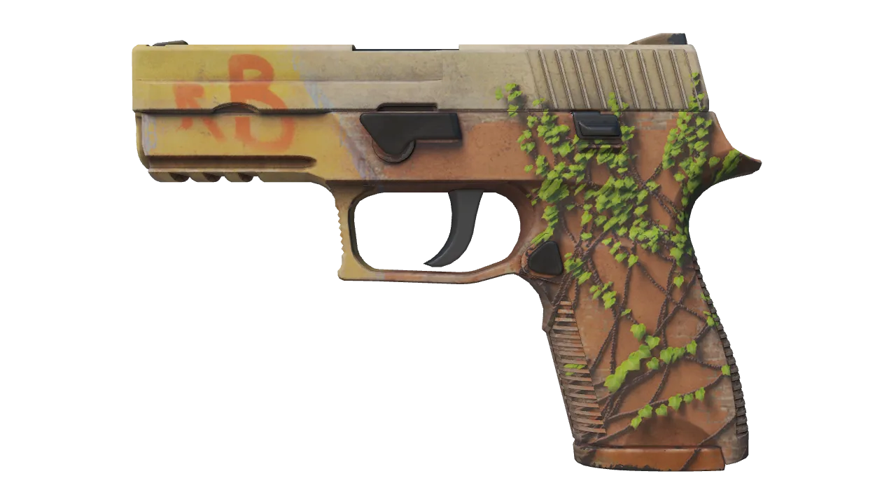 P250 | Inferno (Minimal Wear) — Dust II light, front