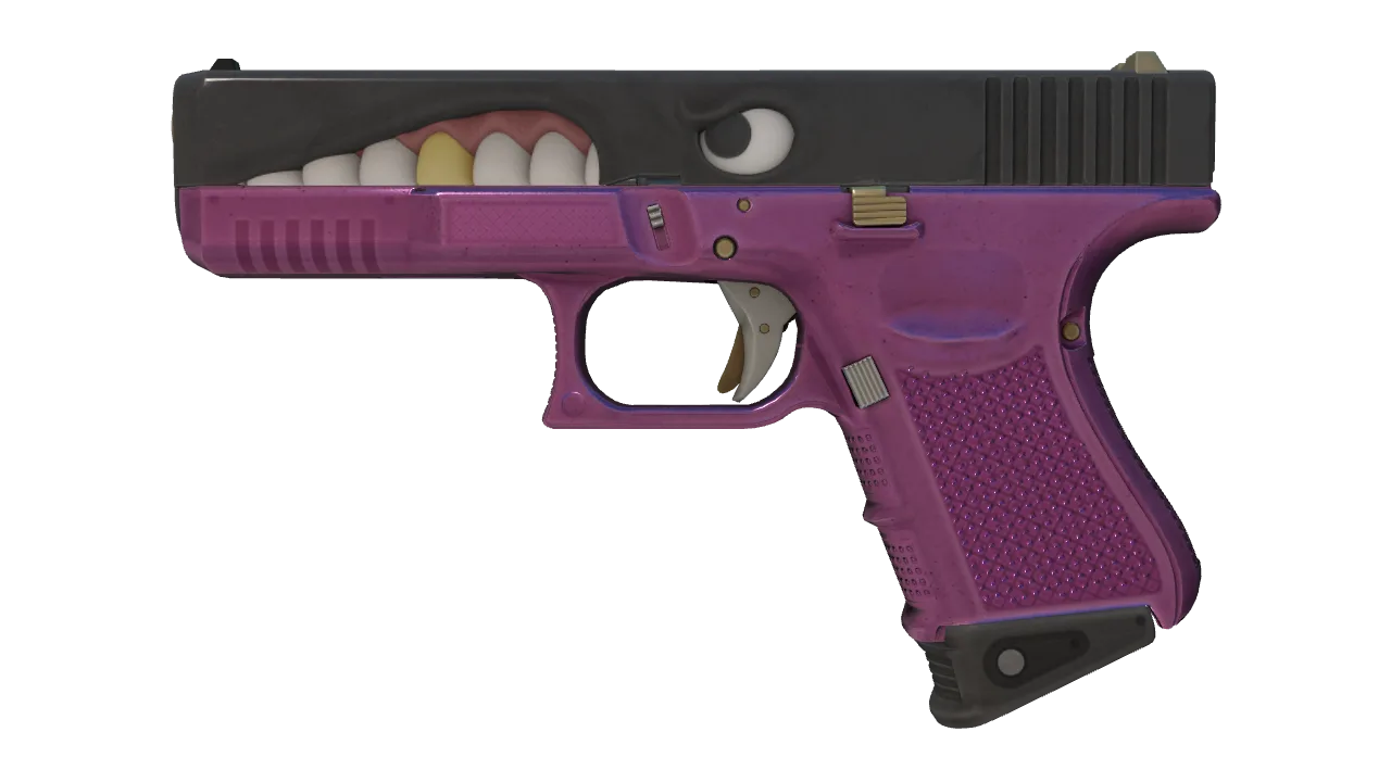 Glock-18 | Gold Toof (Factory New) — Dust II light, front