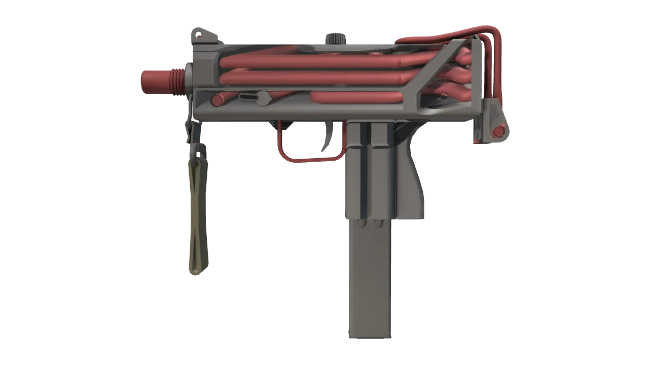 MAC-10 | Pipe Down (Factory New) — Dust II light, front