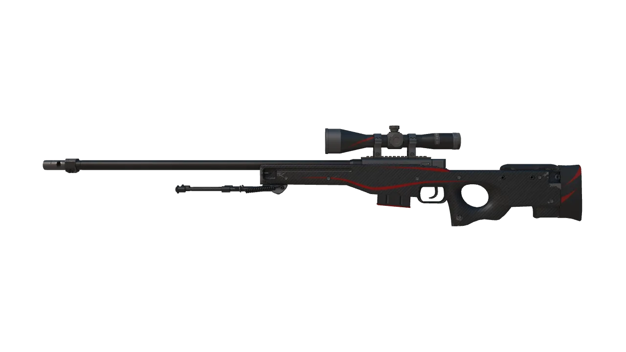 AWP | Redline (Minimal Wear) — Dust II light, front