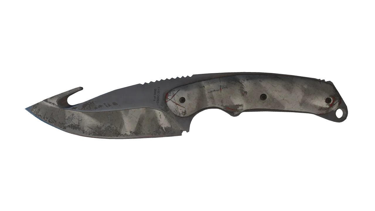 ★ Gut Knife | Urban Masked (Battle-Scarred) — Dust II light, front