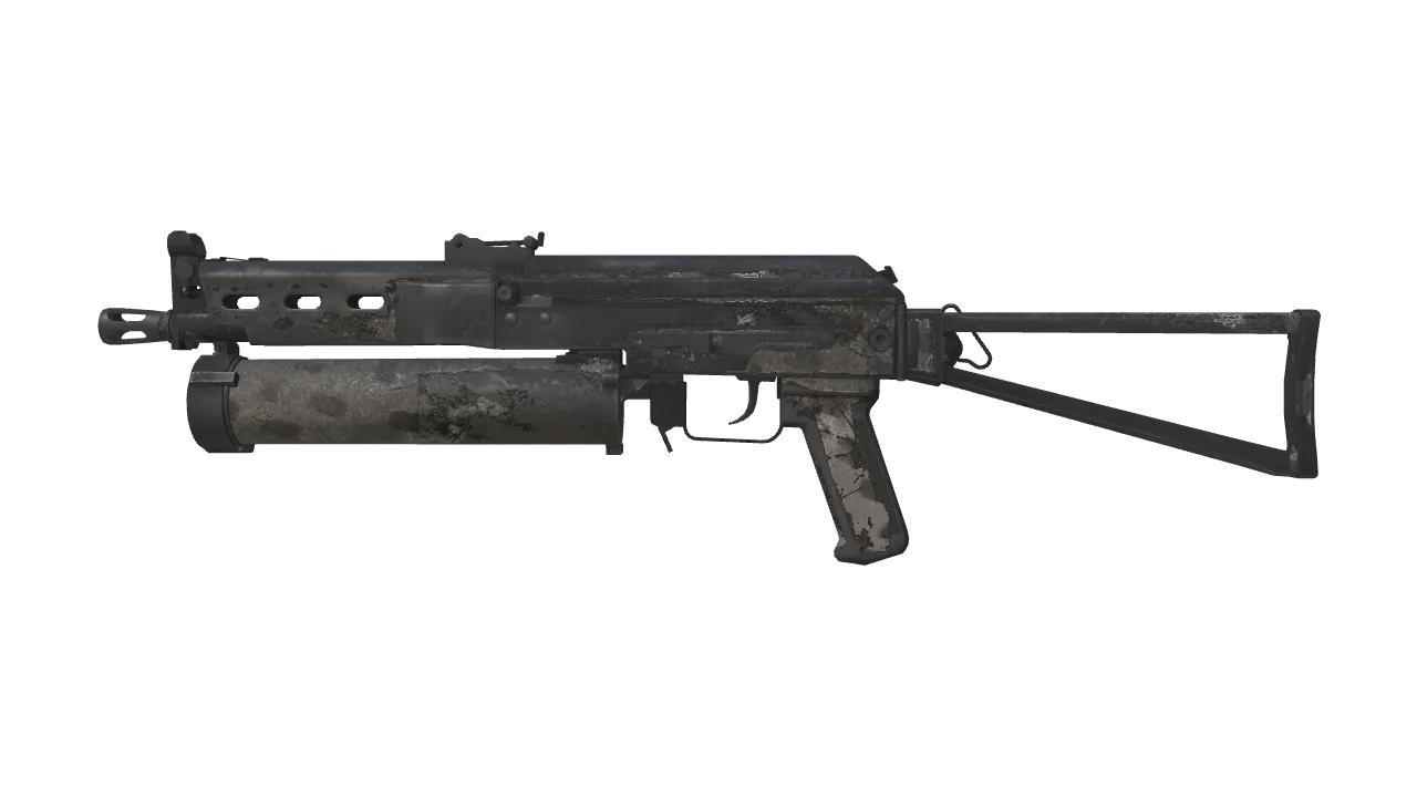 PP-Bizon | Urban Dashed (Battle-Scarred) — Dust II light, front
