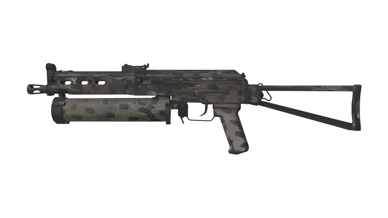 PP-Bizon | Urban Dashed (Well-Worn) — Dust II light, front