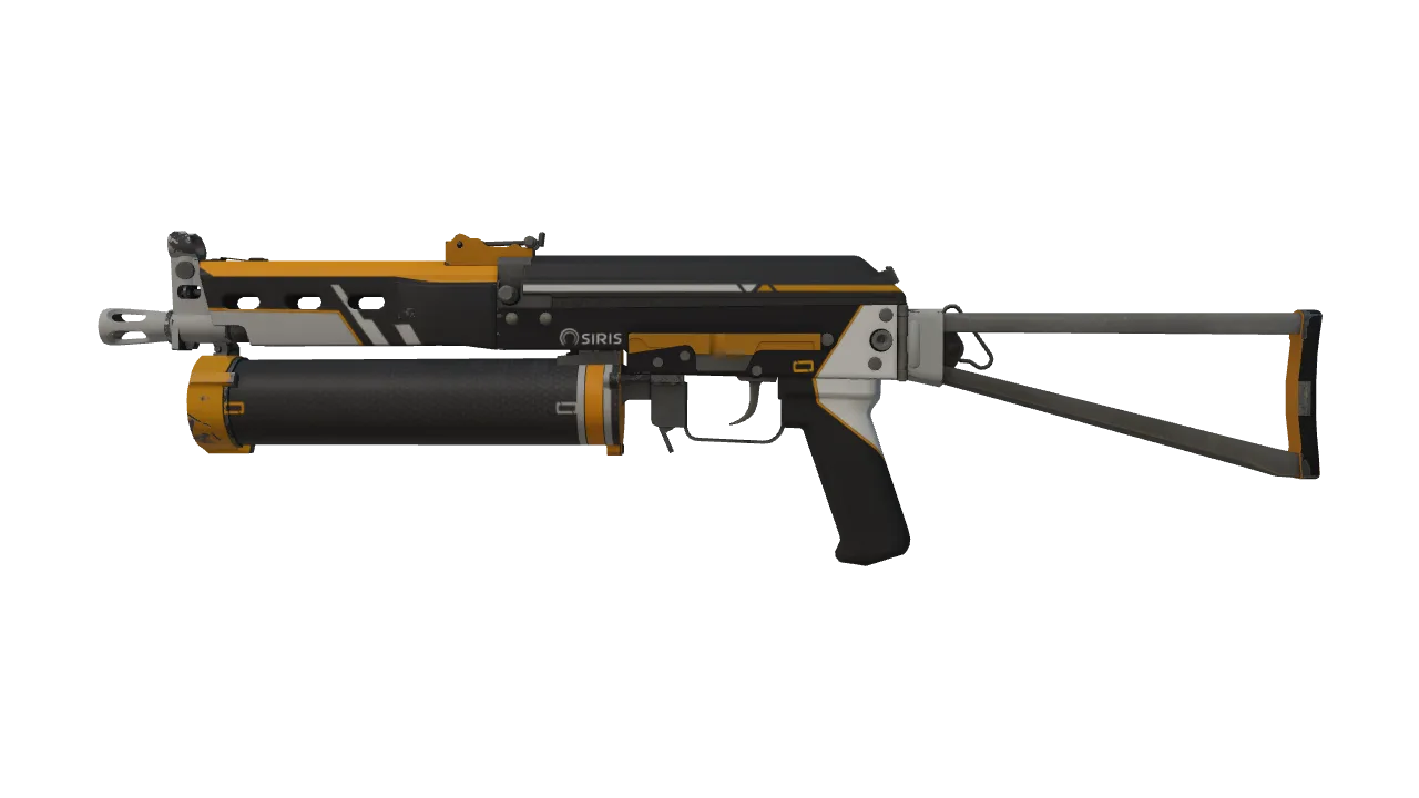 PP-Bizon | Osiris (Factory New) — Dust II light, front