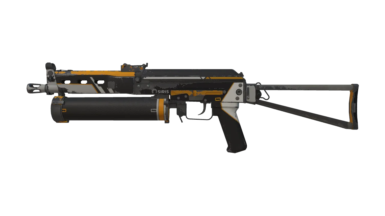 PP-Bizon | Osiris (Field-Tested) — Dust II light, front
