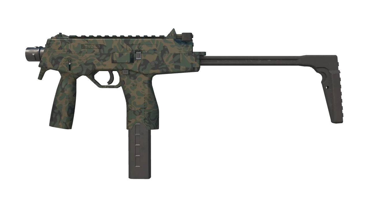 MP9 | Army Sheen (Factory New) — Dust II light, front